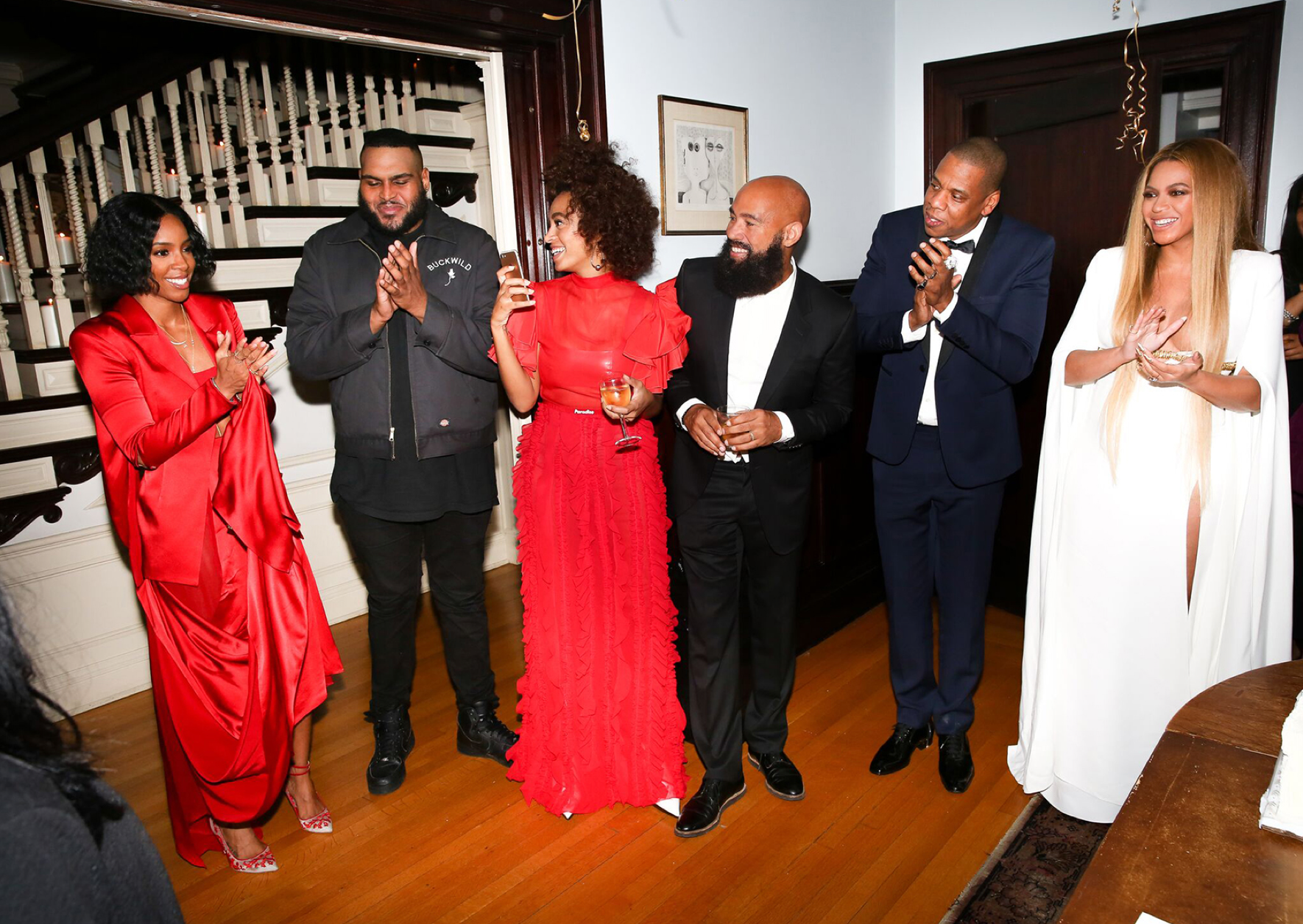 Beyonce, Solange and Kelly Rowland's Post-Grammys Celebration Was Lit
